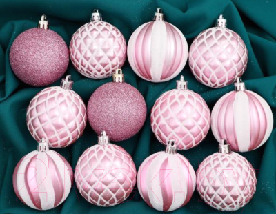 Набор шаров новогодних Зимнее волшебство Зефир / 2187032