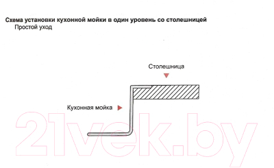 Мойка кухонная Gerhans K35043