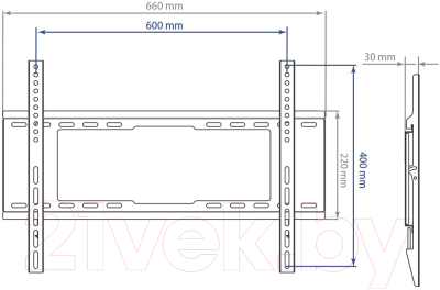 Кронштейн для телевизора Kromax Ideal-101