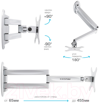 Кронштейн для телевизора Kromax Techno-11W