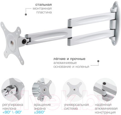 Кронштейн для телевизора Kromax Techno-11W