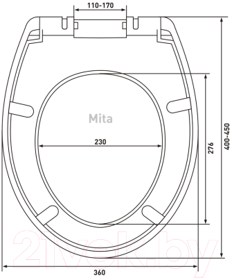 Сиденье для унитаза Berges Mita So / 018003 (с микролифтом)