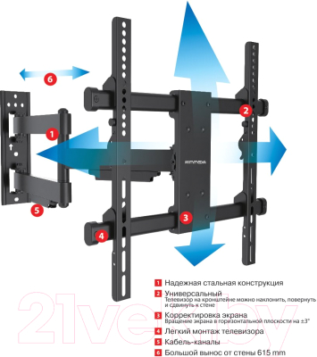 Кронштейн для телевизора ARM Media Paramount-40