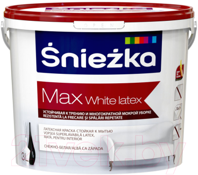 Краска Sniezka Max White Latex - фото