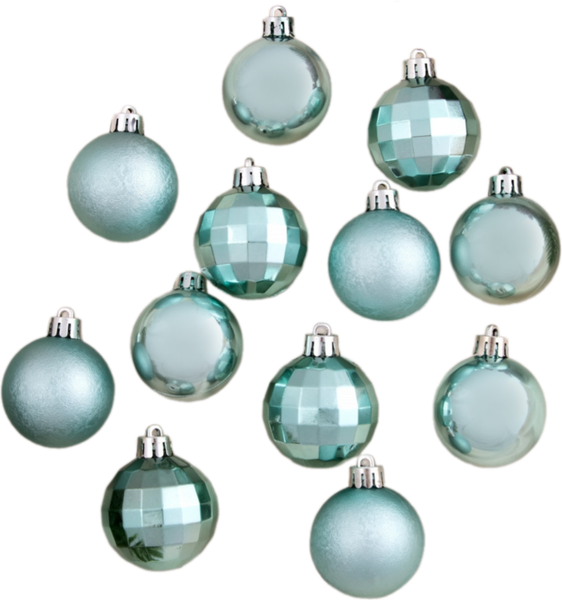 Набор шаров новогодних Зимнее волшебство Диско ассорти / 4941822 - фото