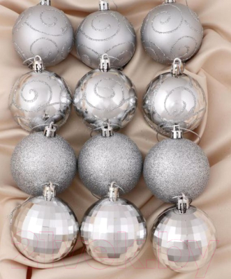 Набор шаров новогодних Зимнее волшебство Глория / 4962731