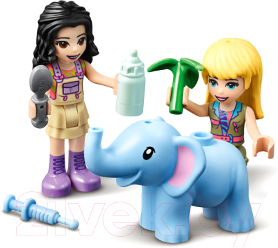 Конструктор Lego Friends Джунгли: Спасение слонёнка / 41421