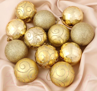 Набор шаров новогодних Зимнее волшебство Глория / 4962732