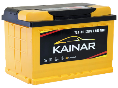 Автомобильный аккумулятор Kainar R+ / 075 11 20 02 0121 10 11 0 L - фото