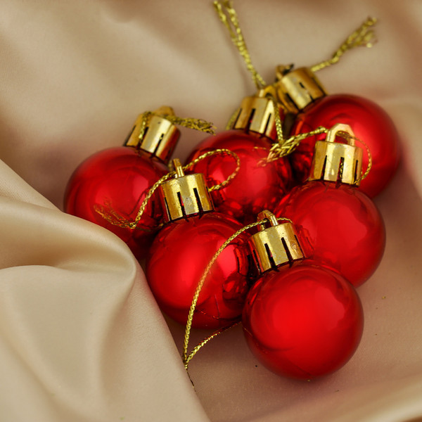 Набор шаров новогодних Зимнее волшебство Глянец / 3505655