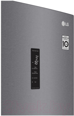 Холодильник с морозильником LG DoorCooling+ GA-B509CLSL