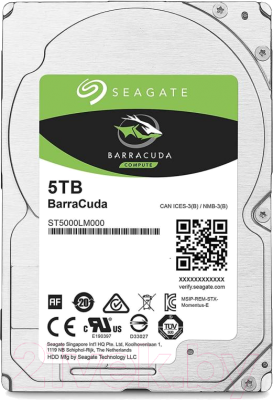 Жесткий диск Seagate Barracuda 5TB (ST5000LM000) - фото