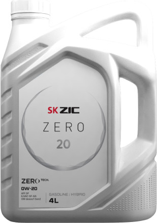 Моторное масло ZIC Zero 20 0W20 / 162035 - фото