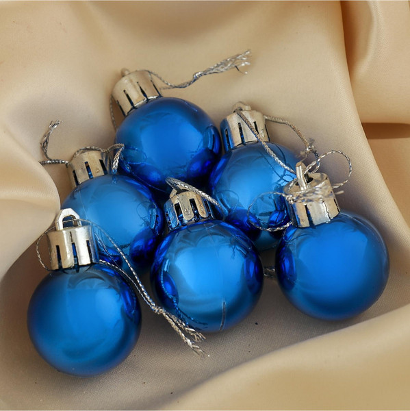 Набор шаров новогодних Зимнее волшебство Глянец / 3505656