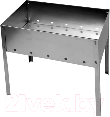 Мангал Кедр Плюс Сборный 400x250x400мм / МСБ-400 - фото