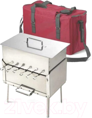Мангал Кедр Плюс НП-6 (с коптильней)