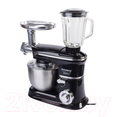 Кухонный комбайн Endever Sigma-48 (сталь/черный)