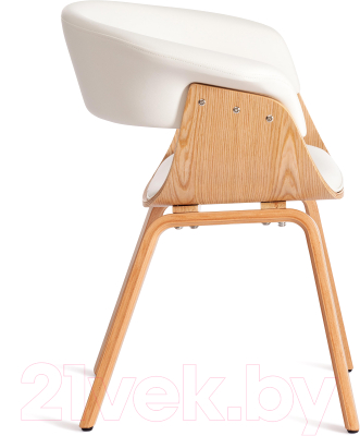 Стул Tetchair Vimta дерево/металл/экокожа (белый)