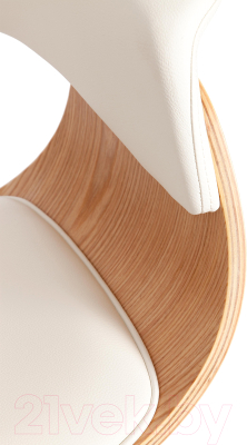 Стул Tetchair Vimta дерево/металл/экокожа (белый)