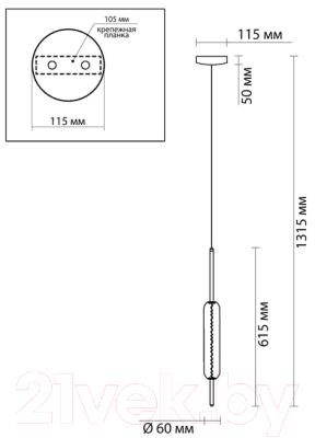Потолочный светильник Odeon Light Reeds 4794/12L
