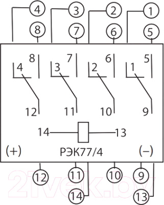 Реле промежуточное TDM SQ0701-0057