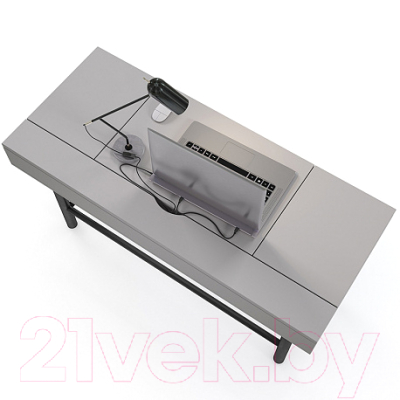 Письменный стол Polini Kids Mirum 1400 (серый)