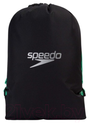 Мешок для обуви Speedo Pool Bag / D712 (черный/зеленый) - фото
