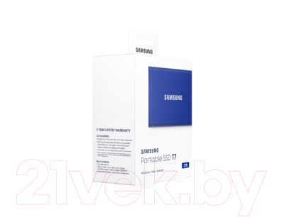 Внешний жесткий диск Samsung T7 2TB (MU-PC2T0H/WW)