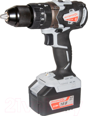 Аккумуляторная дрель-шуруповерт Интерскол ДАУ-13/18В - фото