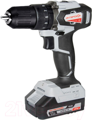 Аккумуляторная дрель-шуруповерт Интерскол ДАУ-13/18ВК (573.2.2.70) - фото