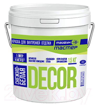 Краска Тайфун Мастер Decor - фото