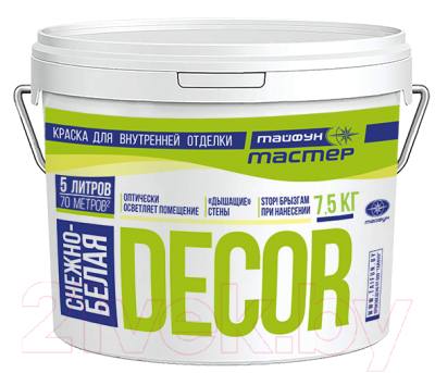 Краска Тайфун Мастер Decor - фото