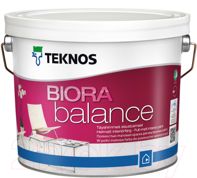 Краска Teknos Biora 1 Balance Base - фото