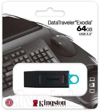 Usb flash накопитель Kingston Data Traveler Exodia 64GB (DTX/64GB)