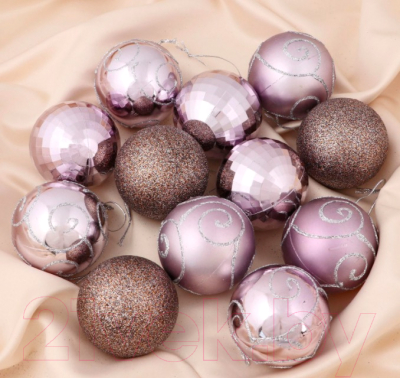 Набор шаров новогодних Зимнее волшебство Глория / 4962733