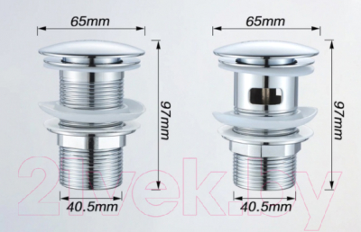 Донный клапан Ledeme L65-1