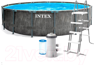Каркасный бассейн Intex Greywood Prism Frame Premuim / 26742NP