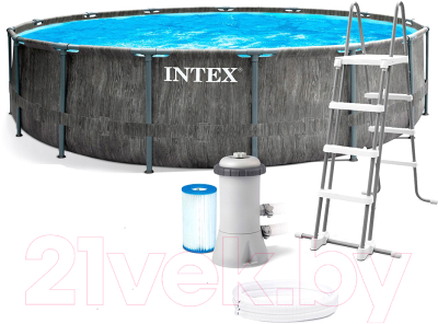 Каркасный бассейн Intex Greywood Prism Frame Premium / 26744NP