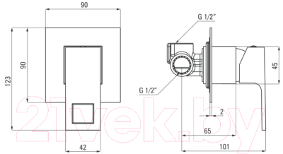 Смеситель Deante BBZ 044L