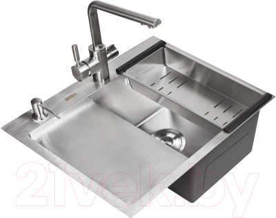 Мойка кухонная Avina HM5848 R (нержавеющая сталь)