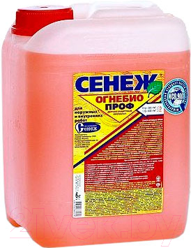 Антисептик для древесины Сенеж Огнебио Проф - фото