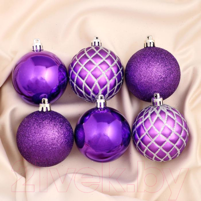 Набор шаров новогодних Зимнее волшебство Ларго / 4941738