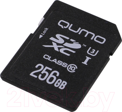 Карта памяти Qumo SDXC (Class 10) 256GB UHS-I U3 Pro (QM256GSDXC10U1) - фото