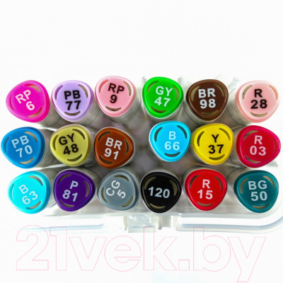 Набор маркеров Darvish Двусторонние / DV-12869-18