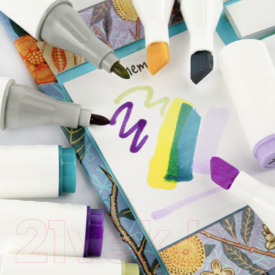 Набор маркеров Darvish Двусторонние / DV-12869-18