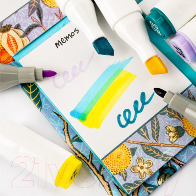 Набор маркеров Darvish Двусторонние / DV-12869-24