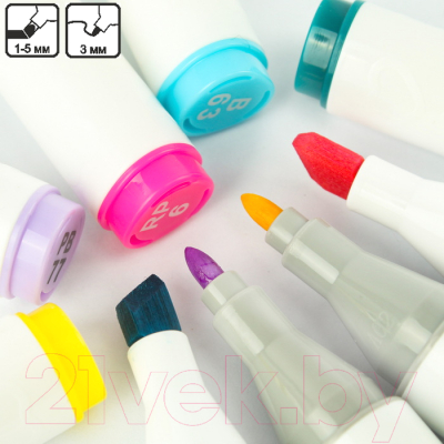 Набор маркеров Darvish Двусторонние / DV-12869-24