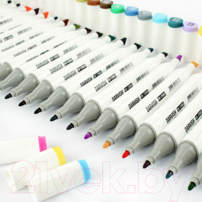 Набор маркеров Darvish Двусторонние / DV-12869-24