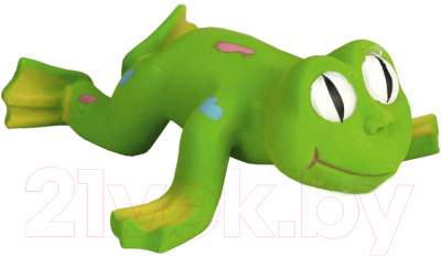 Игрушка для собак Beeztees Лягушка латексная маленькая / 620804 - фото