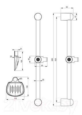 Душевая стойка Deante Neo Fresh NOF 051D